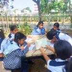 Class 4 learners exploring Zen Garden during an educational field trip from Valistus International School