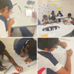 Students engaging in a storytelling activity focused on creative problem-solving at Valistus International School